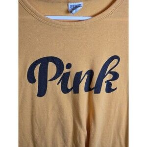 Victoria’s Secret Pink Women's Size‎ M Yellow Tshirt